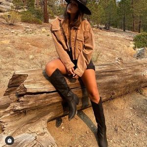 NWT corduroy 12th tribe cropped jacket